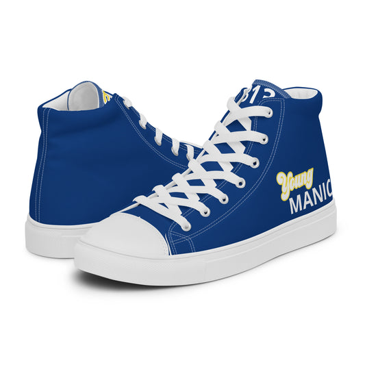 Men’s Blue & Yellow High Tops