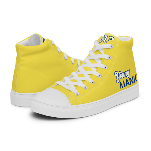 Men’s Yellow & Blue High Tops