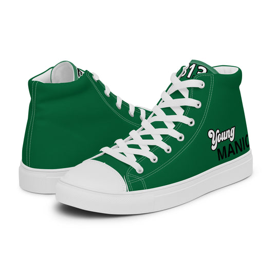 Men’s Green & White High Tops