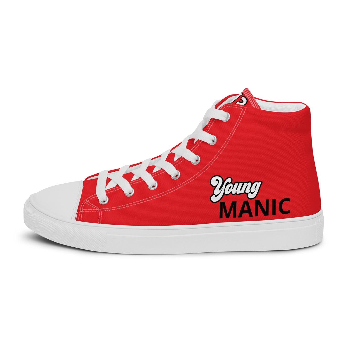 Men’s Red & White High Tops